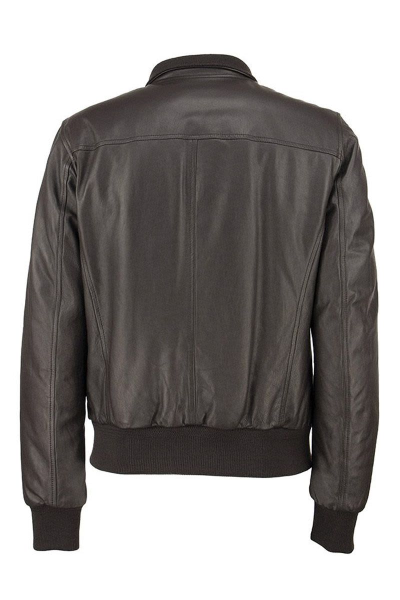 NUVOLA ETERE DROWNE-SLIM - Genuine lambskin jacket - VOGUERINI