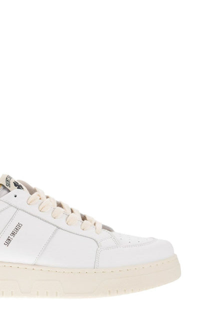 GOLF - White and leather trainers - VOGUERINI