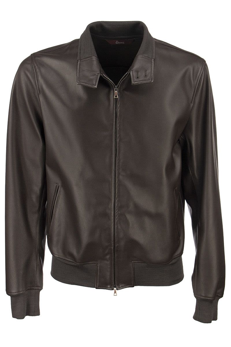 ETERE-SLIM - Genuine lambskin leather jacket - VOGUERINI