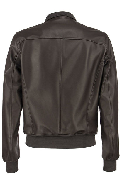 ETERE-SLIM - Genuine lambskin leather jacket - VOGUERINI