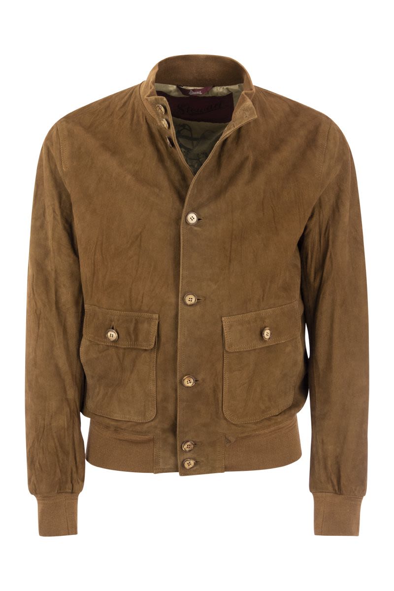 RANDOM - Suede jacket - VOGUERINI