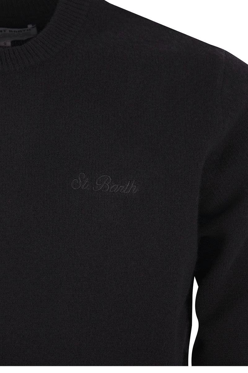 Crew-neck jumper in wool - VOGUERINI