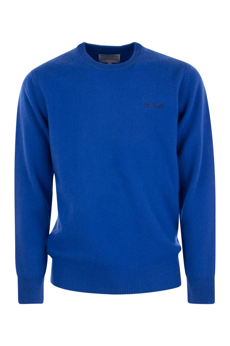 Crew-neck jumper in wool - VOGUERINI