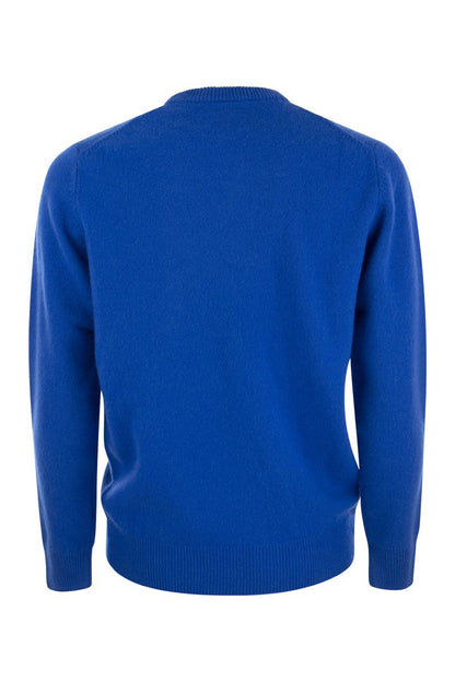 Crew-neck jumper in wool - VOGUERINI