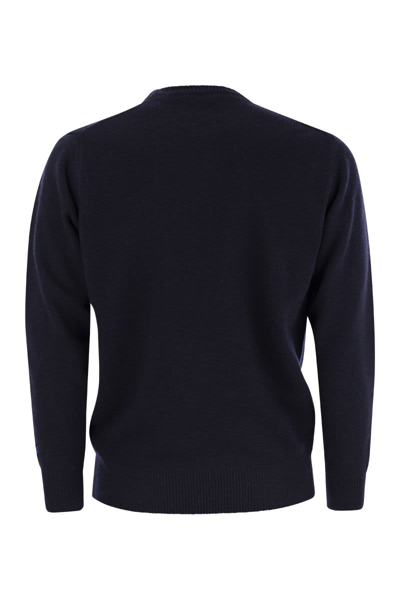 SNOOPY CHEF jumper in wool and cashmere blend - VOGUERINI