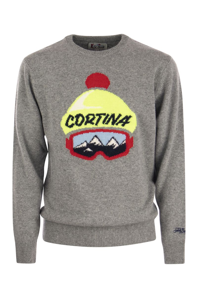 CORTINA wool and cashmere blend jumper - VOGUERINI