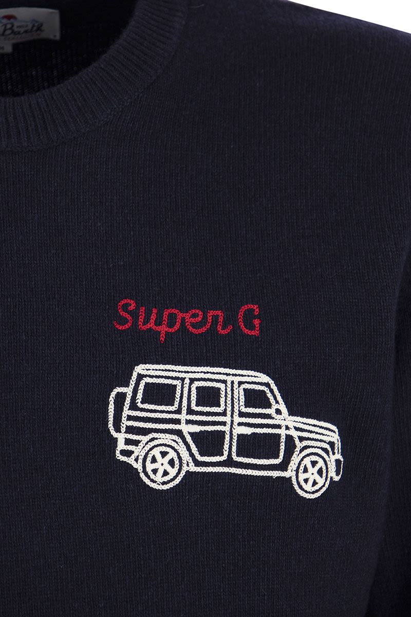SUPER G wool and cashmere blend jumper - VOGUERINI