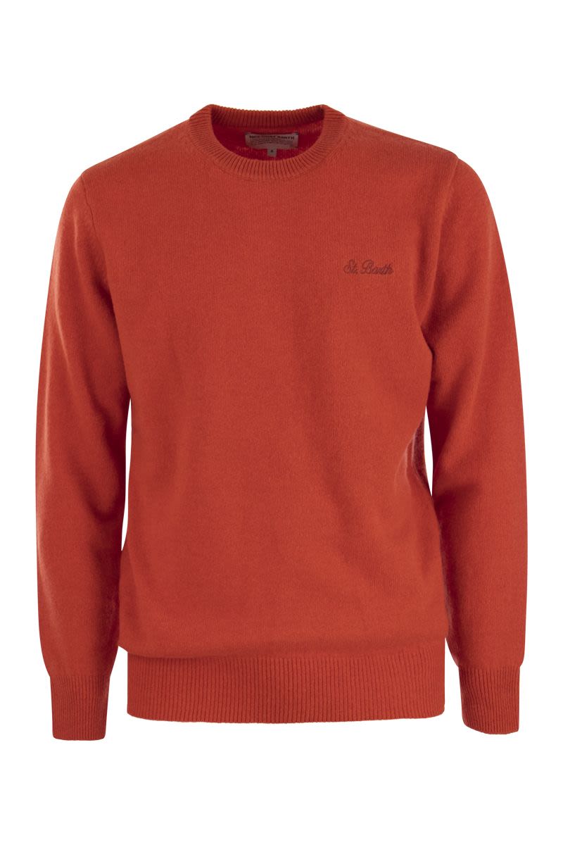 Crew-neck jumper in wool - VOGUERINI