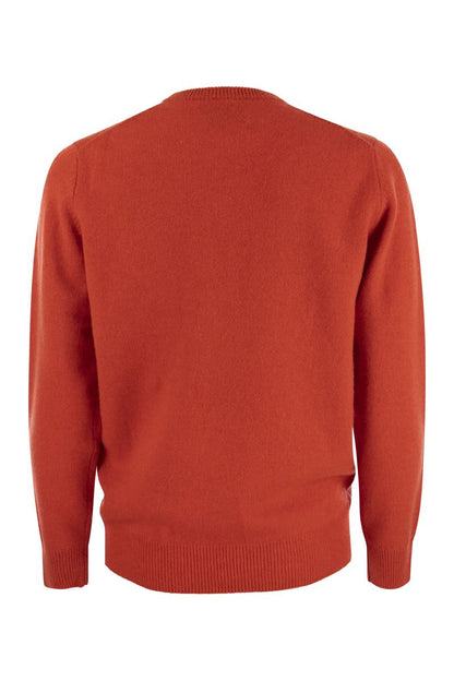 Crew-neck jumper in wool - VOGUERINI