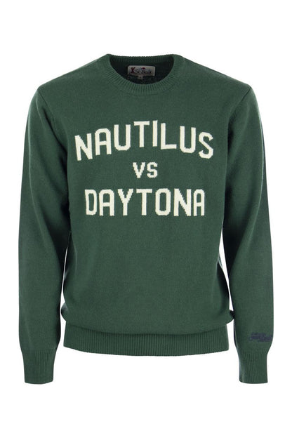 NAUTILUS VS DAYTONA wool and cashmere blend jumper - VOGUERINI