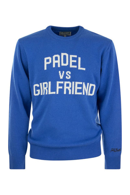 PADEL VS GIRLFRIEND wool and cashmere blend jumper - VOGUERINI