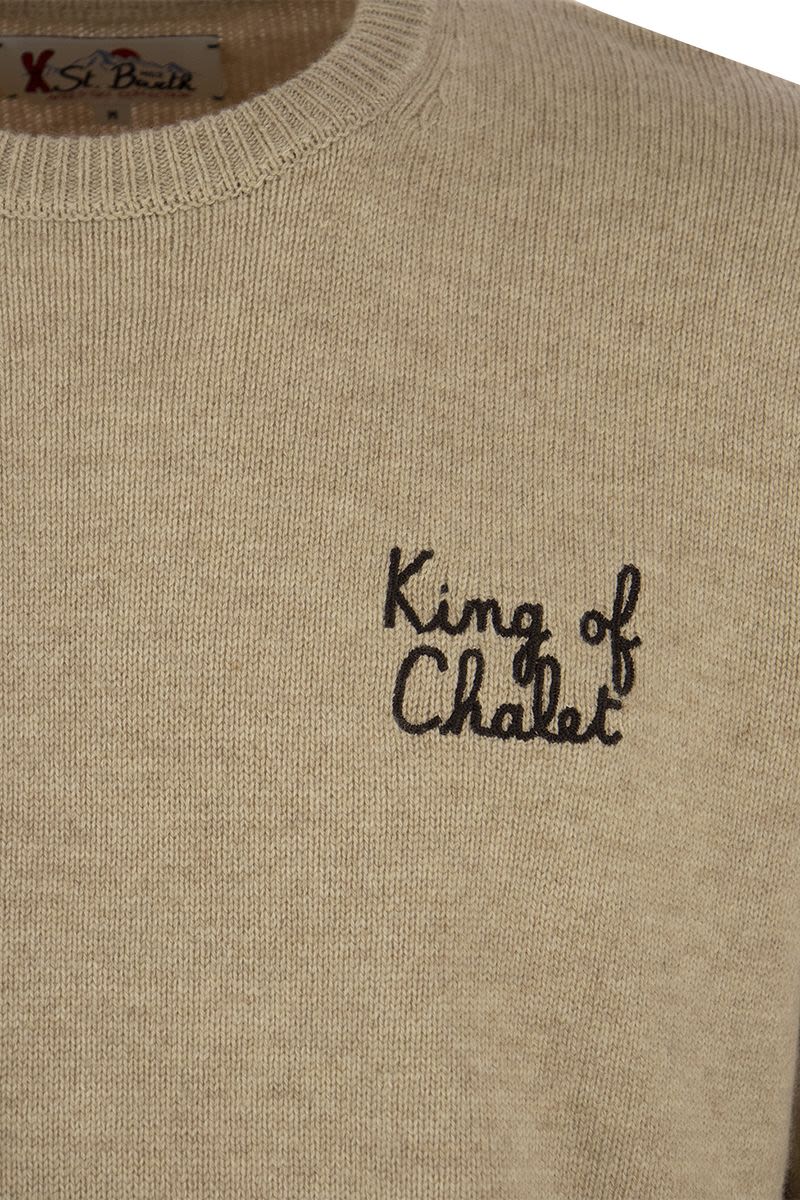 KING CHALET wool and cashmere blend jumper - VOGUERINI