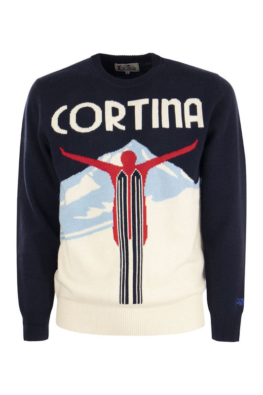 CORTINA wool and cashmere blend jumper - VOGUERINI