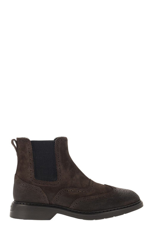 Chelsea boot in suede - VOGUERINI