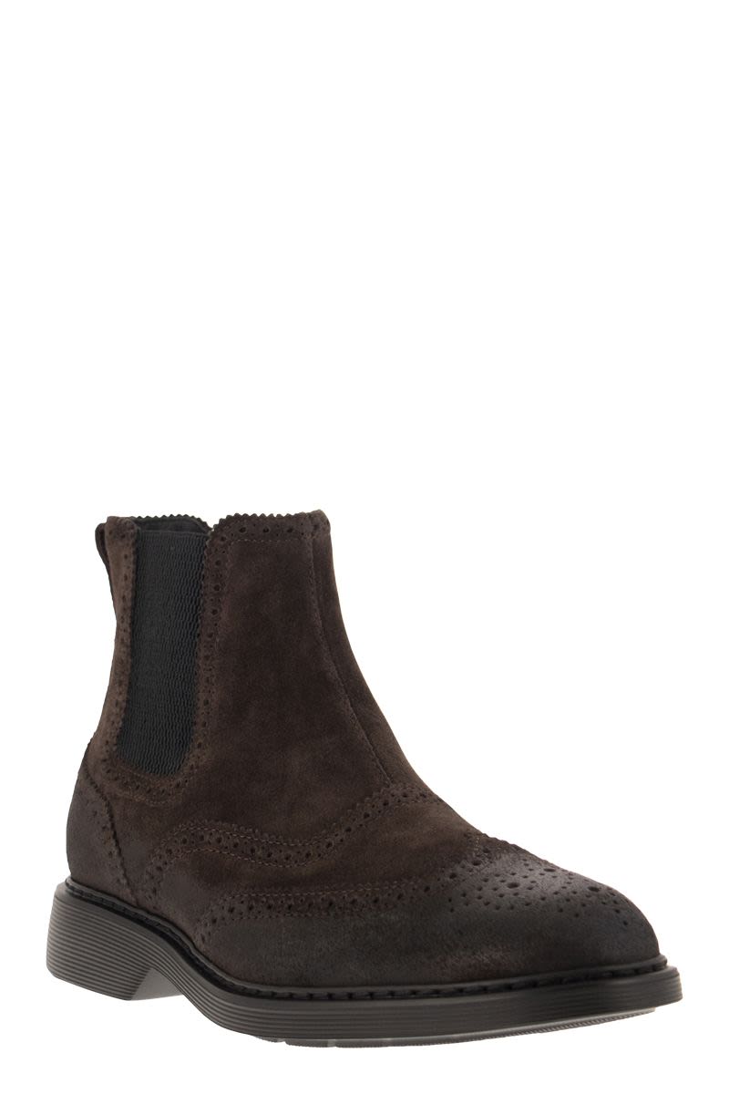 Chelsea boot in suede - VOGUERINI