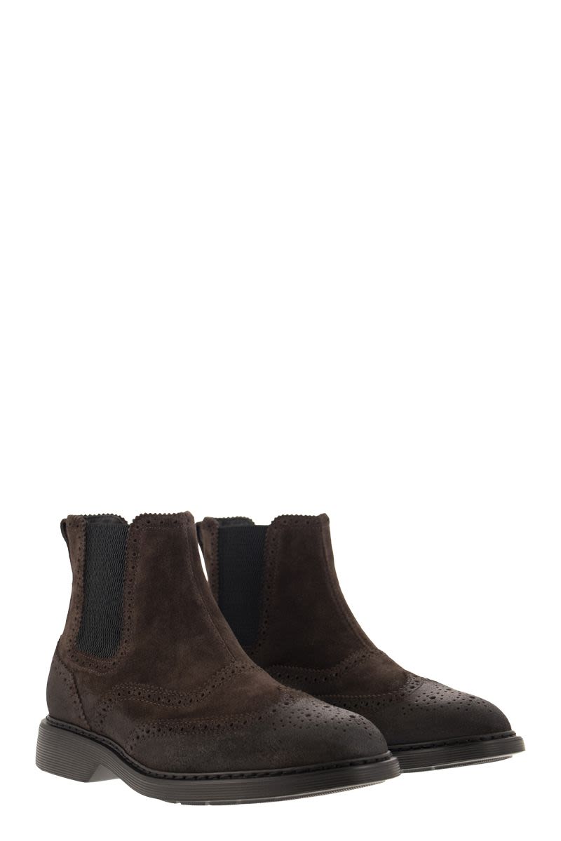 Chelsea boot in suede - VOGUERINI