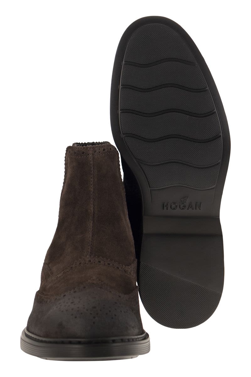 Chelsea boot in suede - VOGUERINI