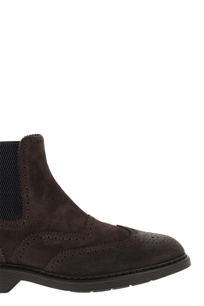 Chelsea boot in suede - VOGUERINI