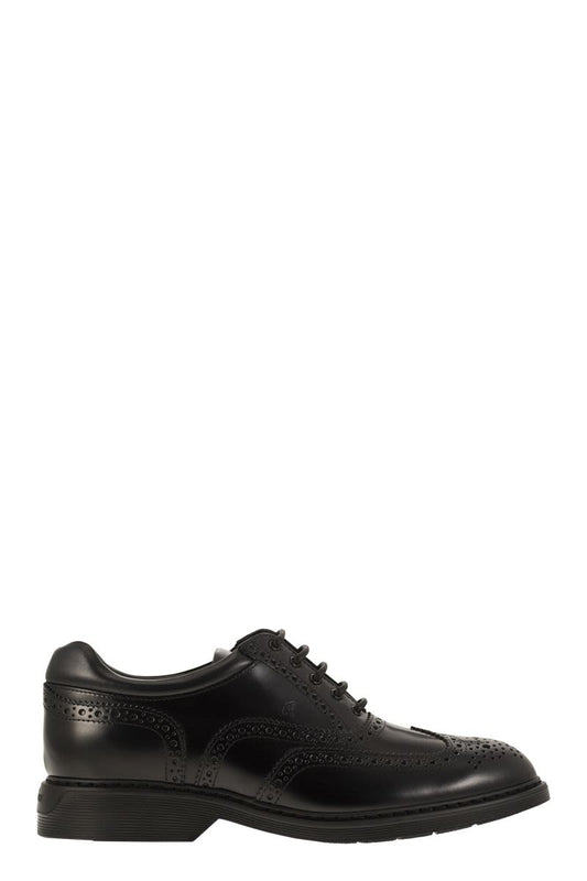 Duilio leather lace-up - VOGUERINI