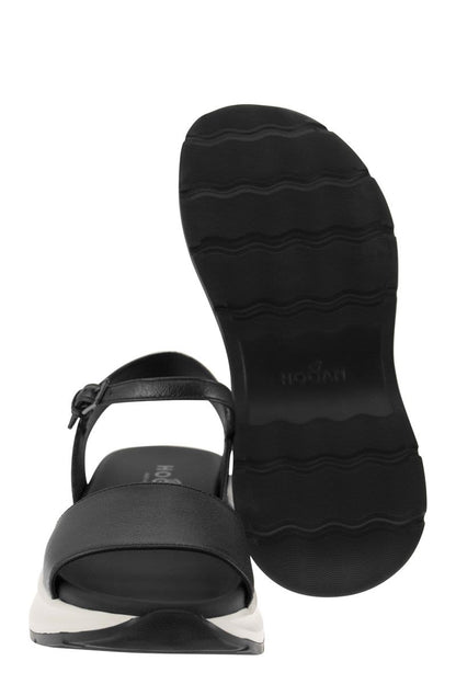 H598 leather sandals - VOGUERINI