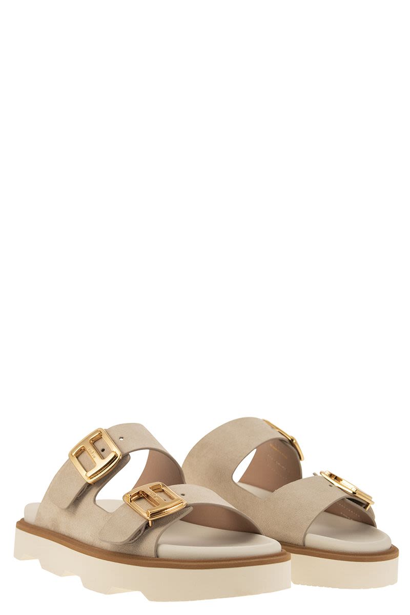 H620 - Sandal with buckles - VOGUERINI