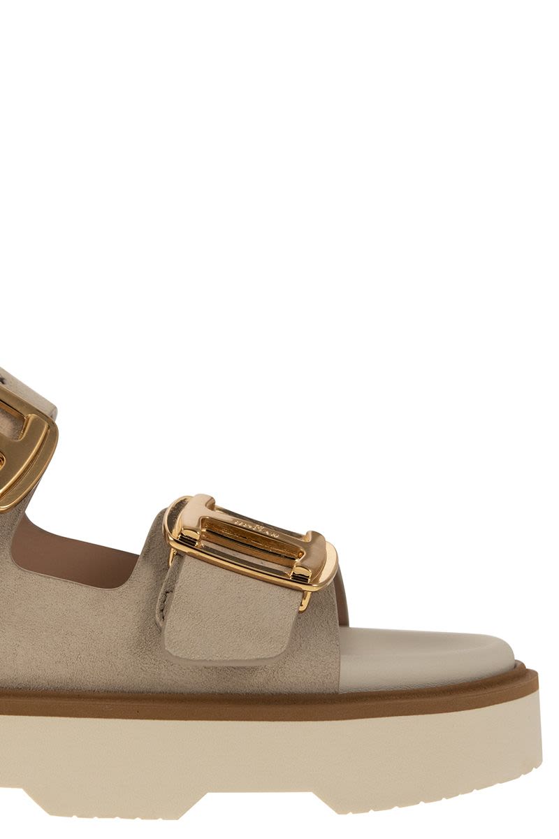 H620 - Sandal with buckles - VOGUERINI