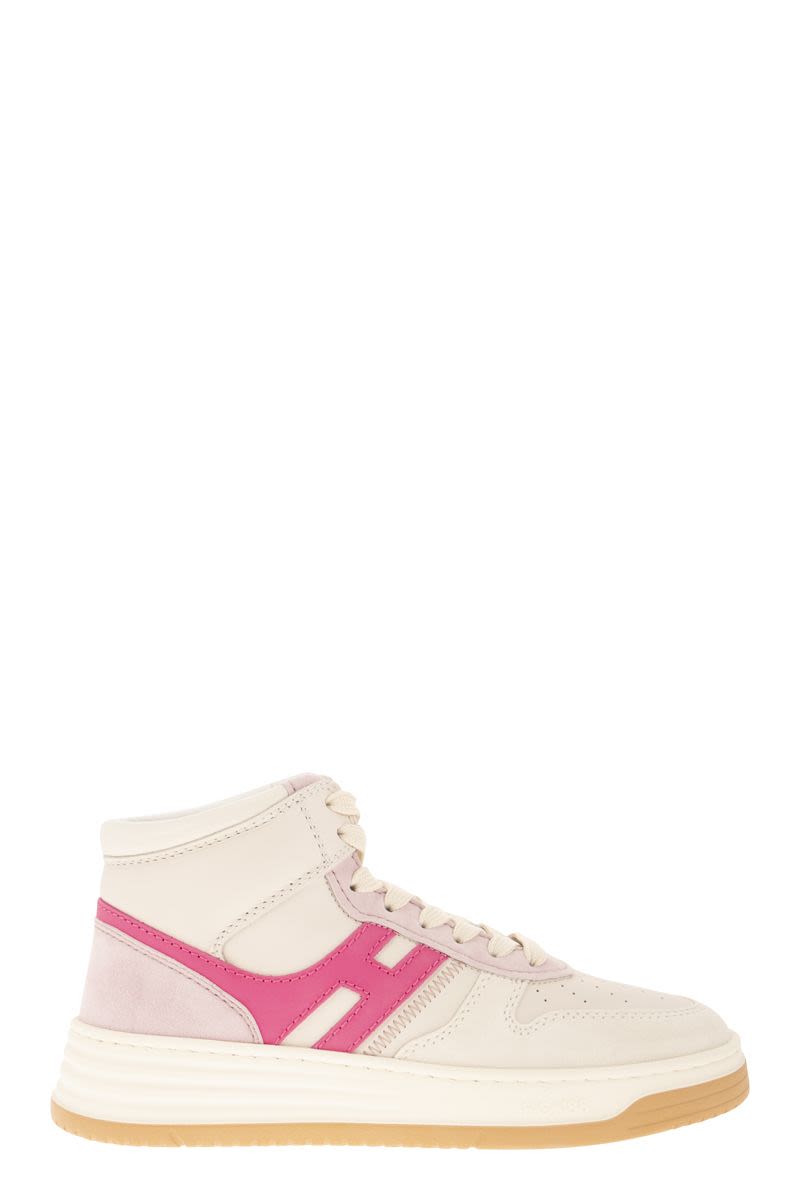 SNEAKERS H630 BIANCO/FUCSIA - VOGUERINI