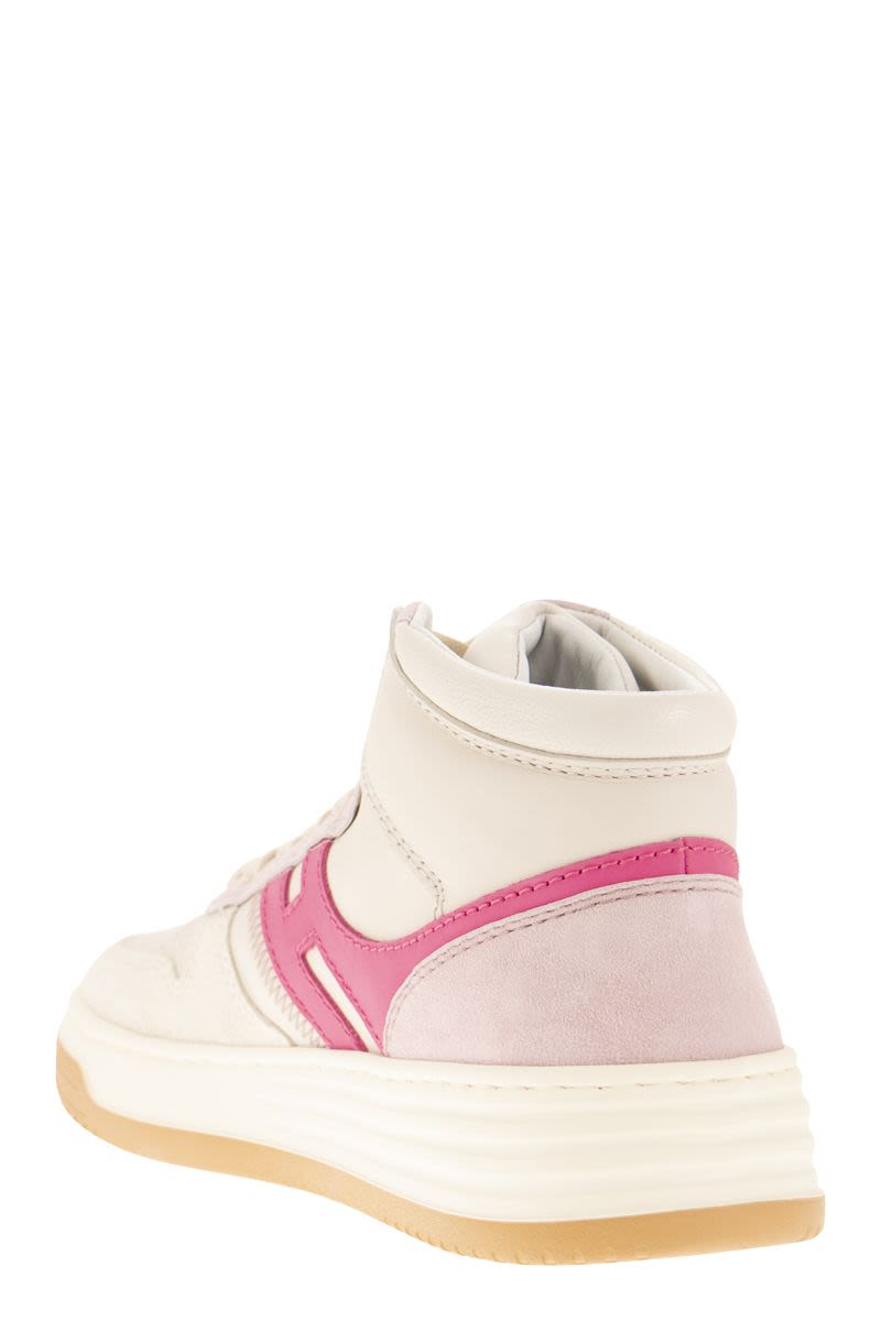 SNEAKERS H630 BIANCO/FUCSIA - VOGUERINI