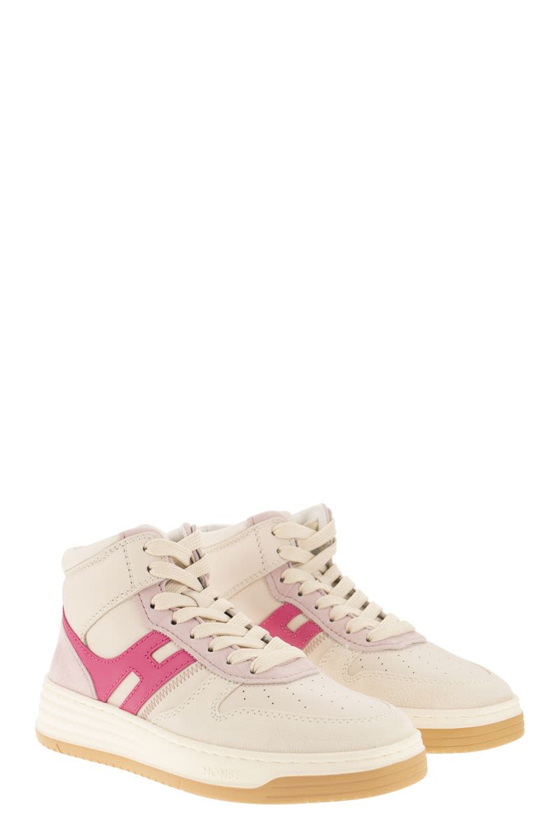 SNEAKERS H630 BIANCO/FUCSIA - VOGUERINI