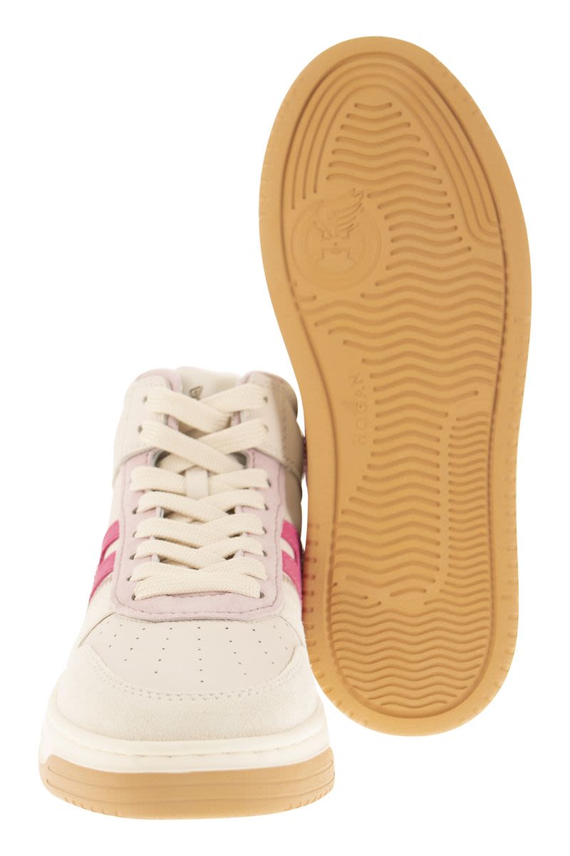 SNEAKERS H630 BIANCO/FUCSIA - VOGUERINI