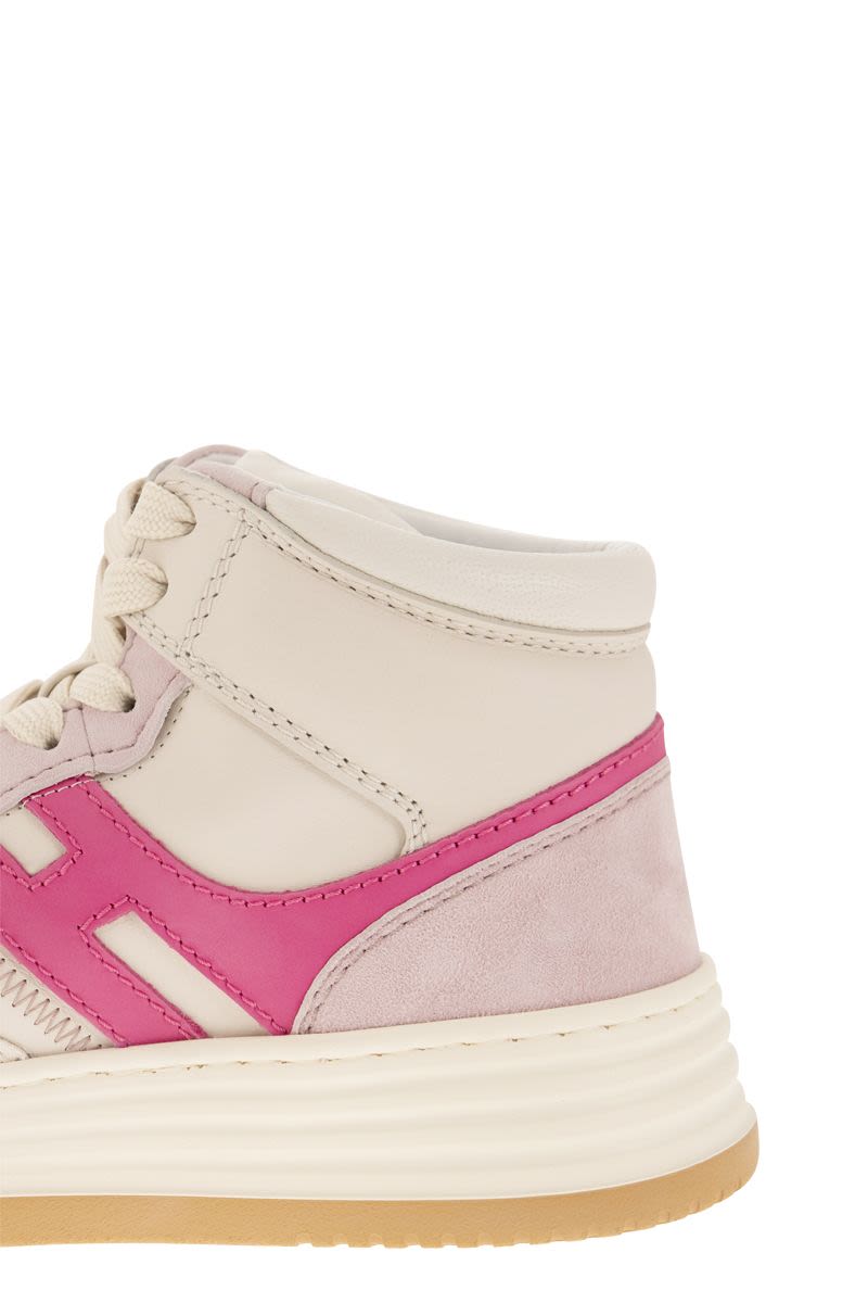 SNEAKERS H630 BIANCO/FUCSIA - VOGUERINI