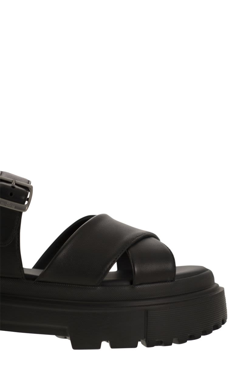 Leather sandal with midsole - VOGUERINI