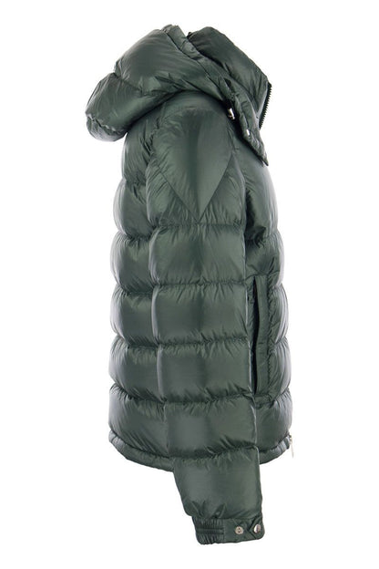 WOLLASTONE - Short down jacket with hood - VOGUERINI