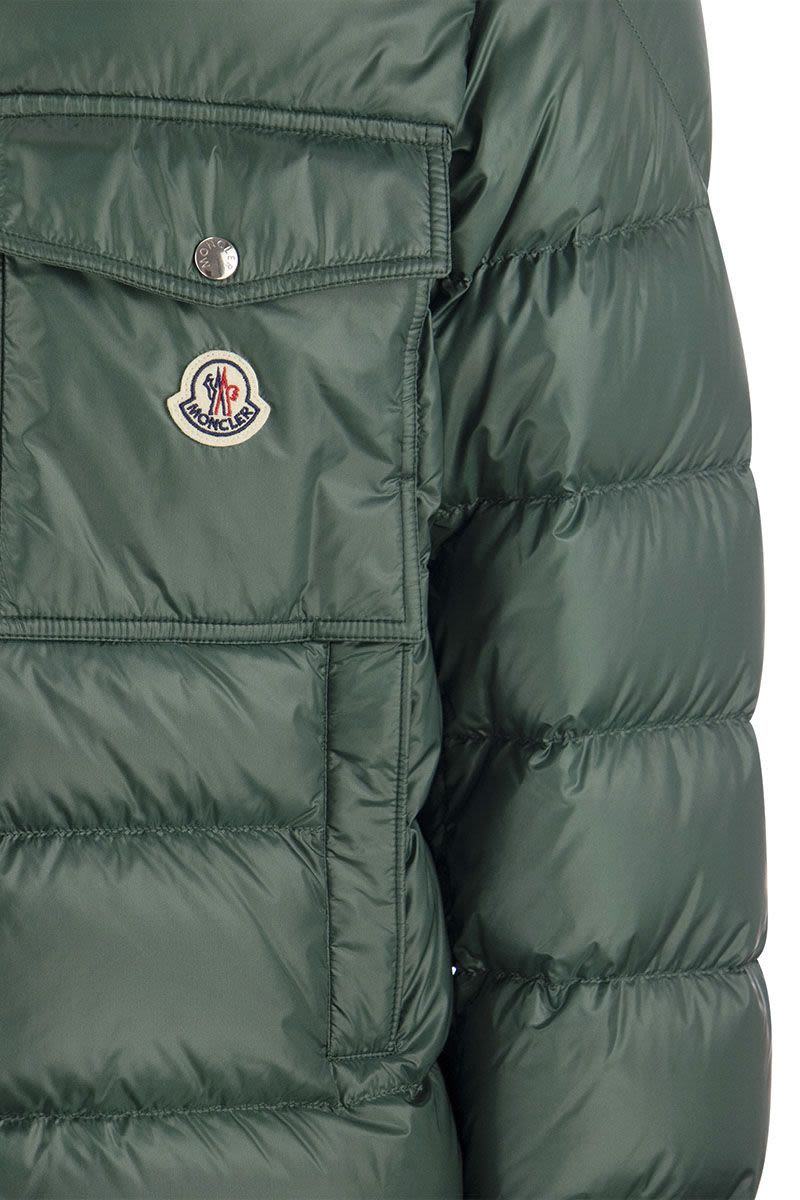 WOLLASTONE - Short down jacket with hood - VOGUERINI