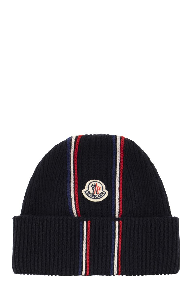 Tricolour wool hat - VOGUERINI