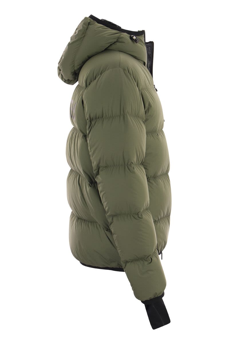 ADRET - Short down jacket with hood - VOGUERINI