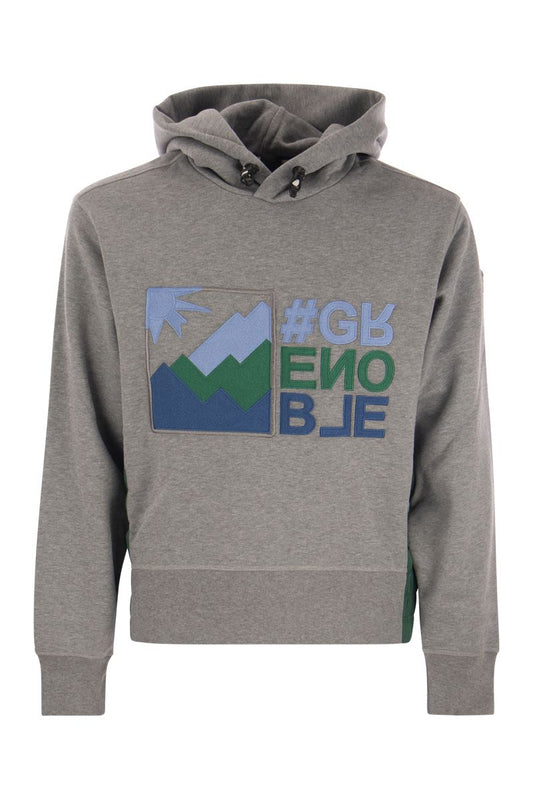 Logo-printed hoodie - VOGUERINI