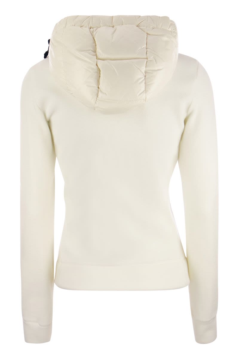 Padded fleece sweatshirt - VOGUERINI