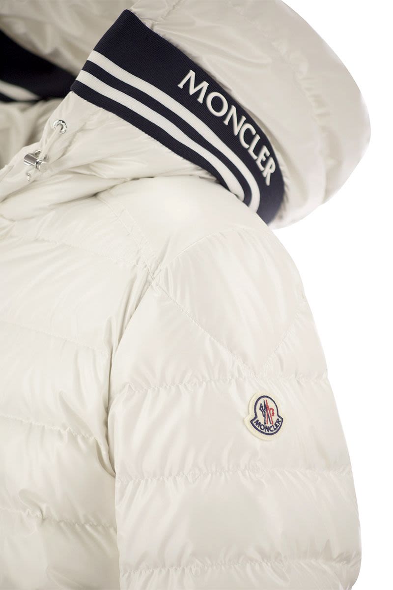 CORNOUR - Short down jacket with hood - VOGUERINI