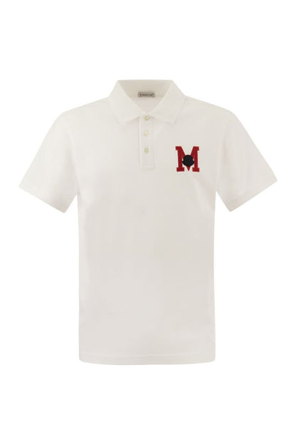 Polo shirt with embroidered monogram - VOGUERINI