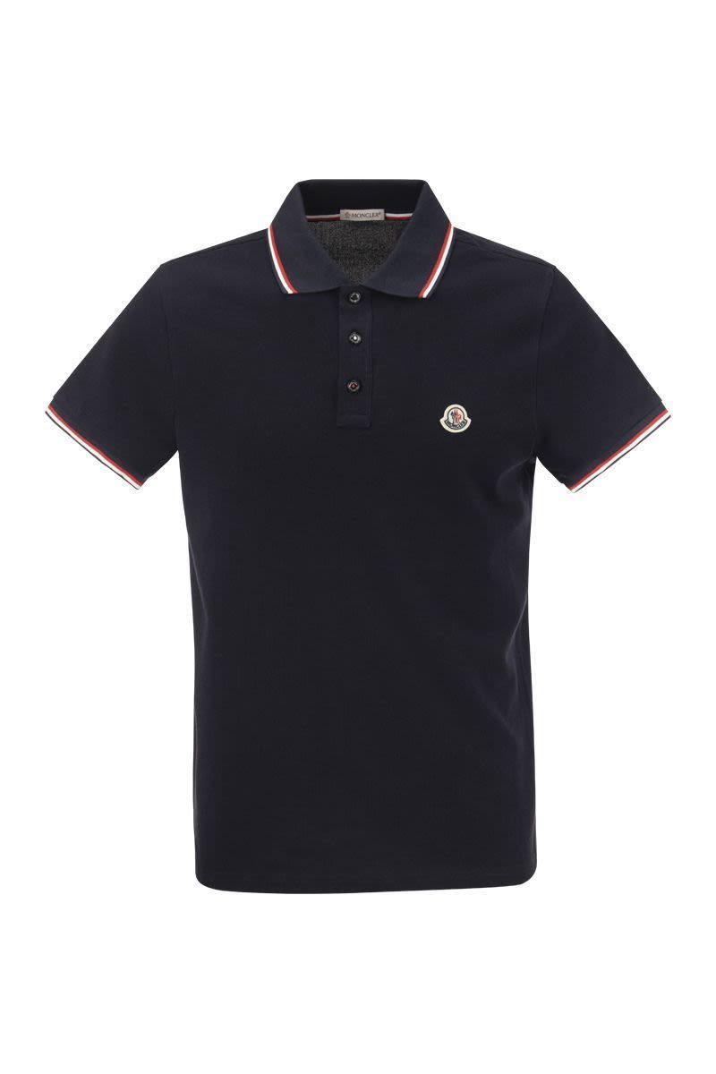 Polo shirt with iconic felt - VOGUERINI