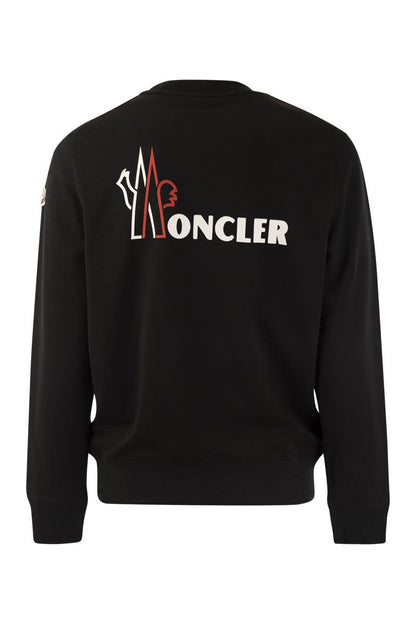 Logoed crewneck sweatshirt