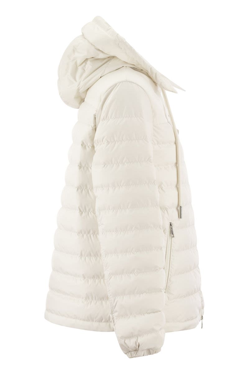 ACAMANTE - Short down jacket with hood - VOGUERINI