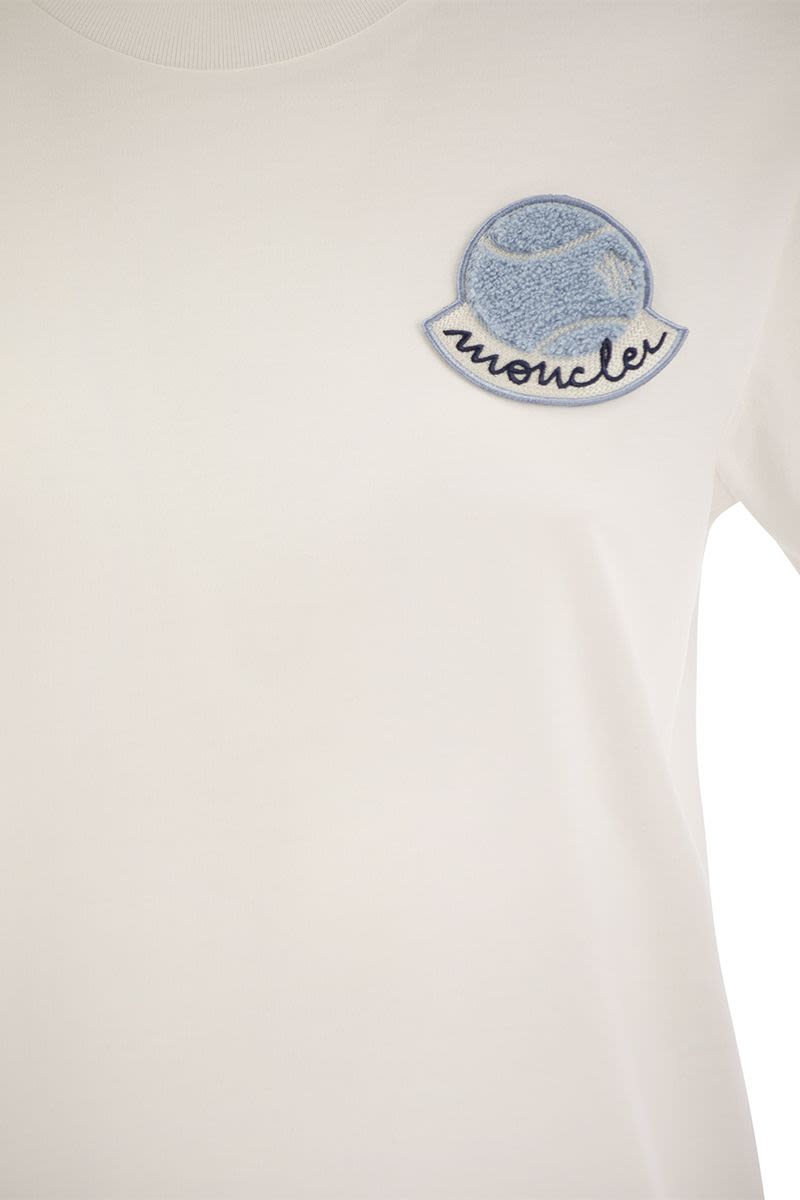 Tennis-style logo T-shirt - VOGUERINI