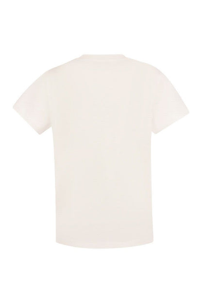 T-shirt with embroidered logo - VOGUERINI