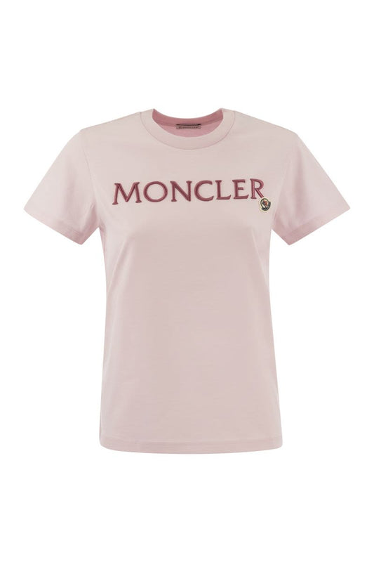 T-shirt with embroidered logo - VOGUERINI