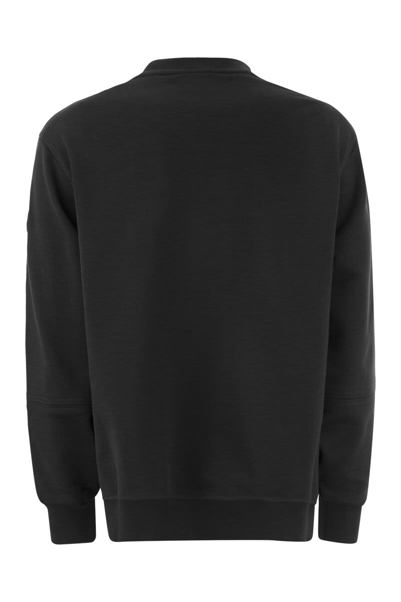 Sweatshirt with embossed logo - VOGUERINI