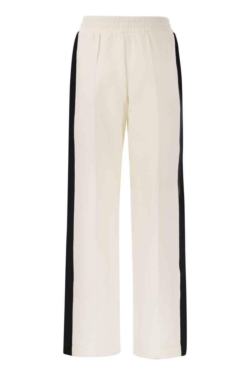 Sporty piqué trousers - VOGUERINI