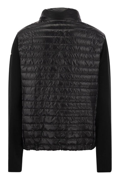 Padded wool cardigan - VOGUERINI