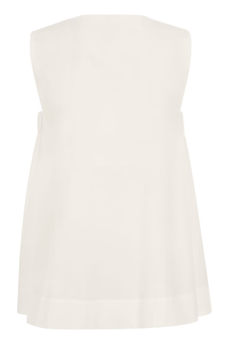 BRAMBLES - Wide sleeveless top - VOGUERINI